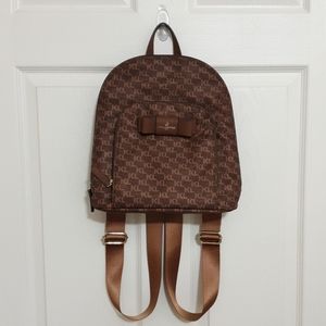 Karl Lagerfeld Paris Monogram Zip-Around Backpack